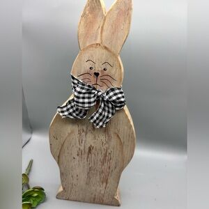 Easter bunny wooden, handcrafted decor